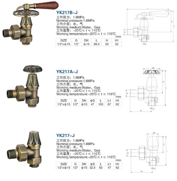 cast iron radiator valve