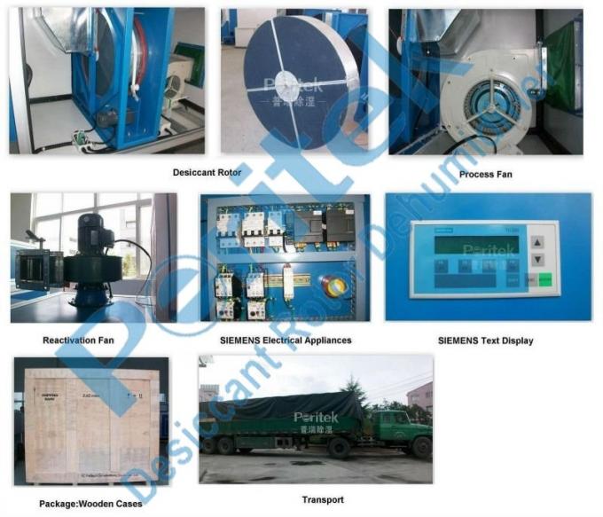 Industrial Air Desiccant Dehumidifier For Sewage Treatment Pump Station