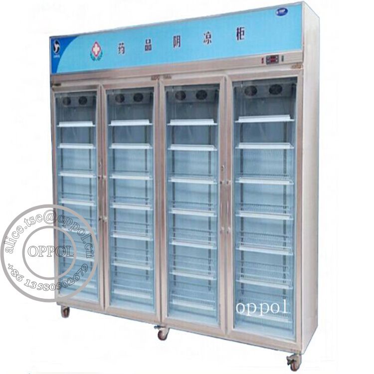 OP-A205 Drugstore Large Capacity Display Freezer with Six Wheels