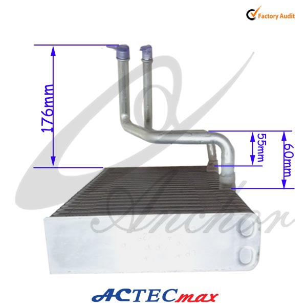 Car AC Evaporator Coil for Renault Megane, Auto Evaporator Core 60*200