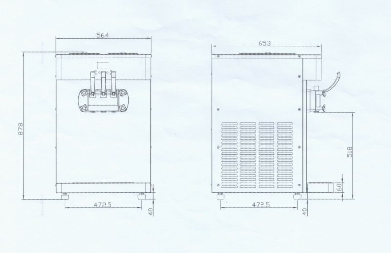 Soft Ice Cream Machine R3120b
