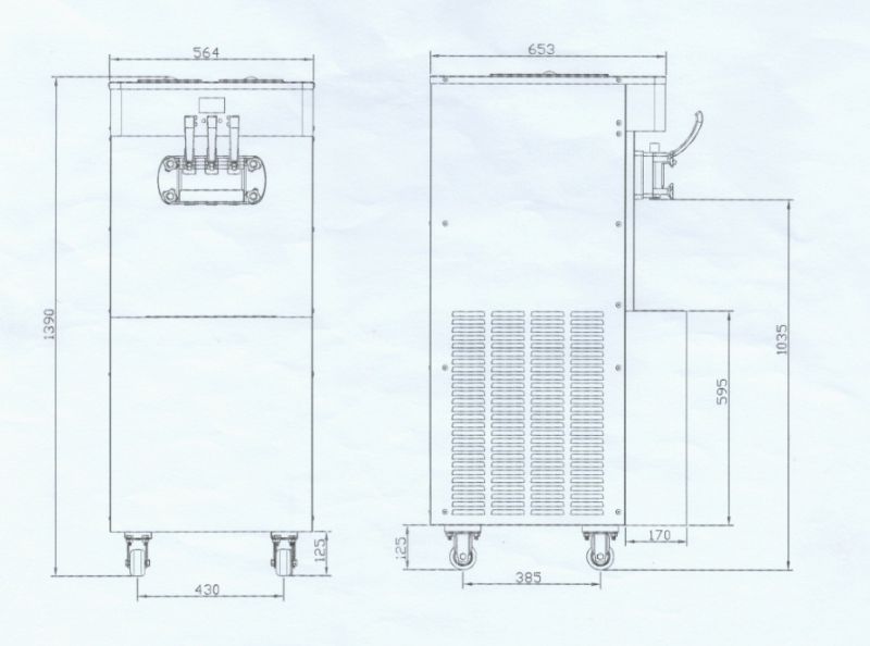 Soft Ice Cream Machine R3125b