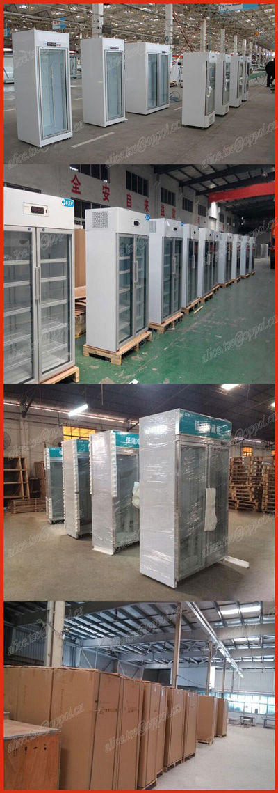 OP-614 Low Temperature Single Glass Door Portable Mini Hotel Fridge