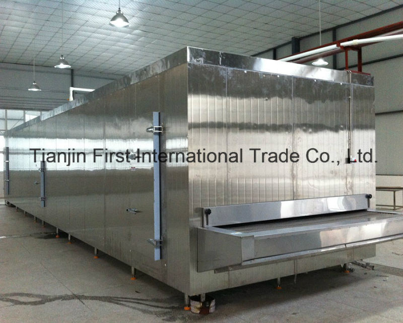 Factory Directly Supply Tunnel Quick Freezer for Food Industry