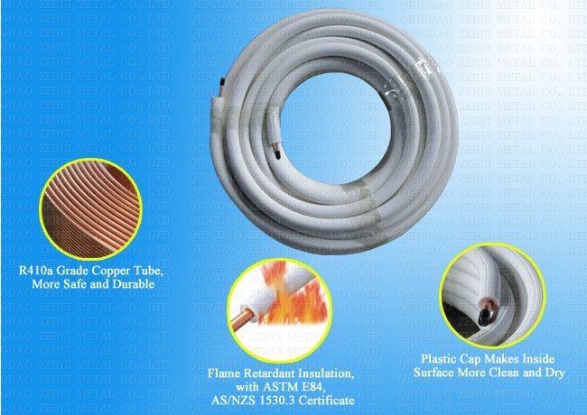 24000BTU Insulated Air Conditioner Copper Pipe in 50m Coil