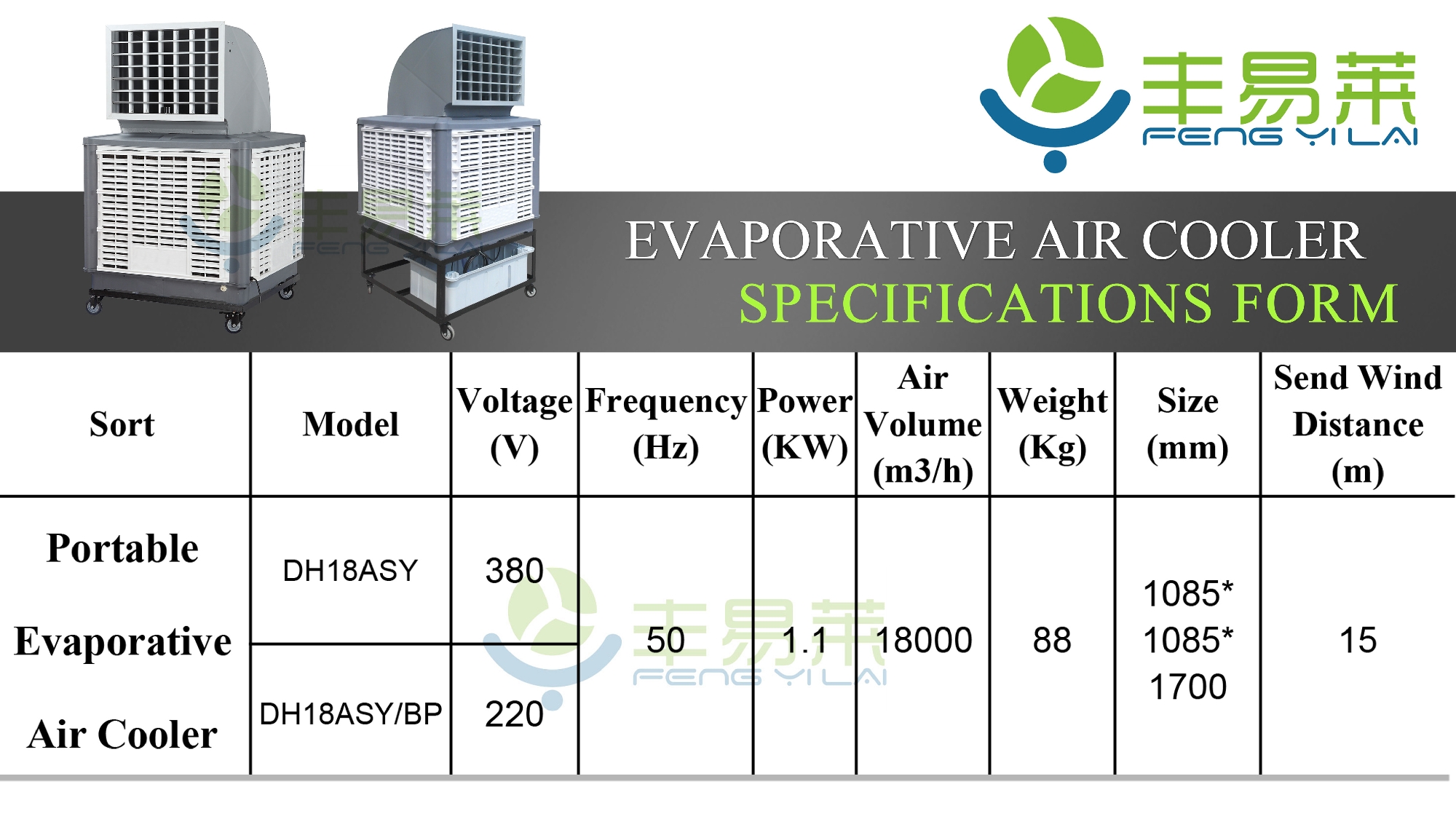 Sharp sale best prices Dubai portable air cooler low power consumption industrial evaporative air cooler mobile
